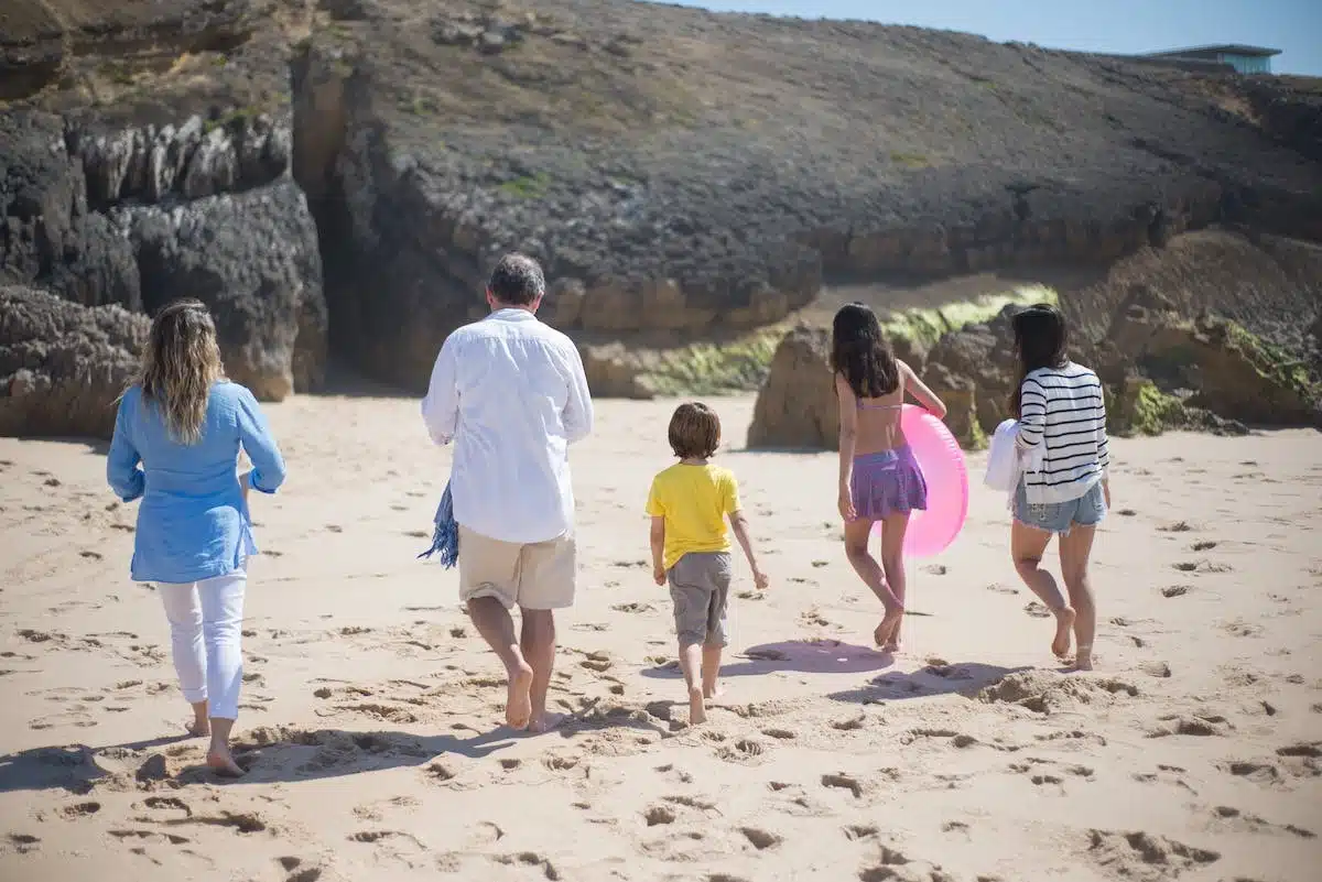famille  sortie